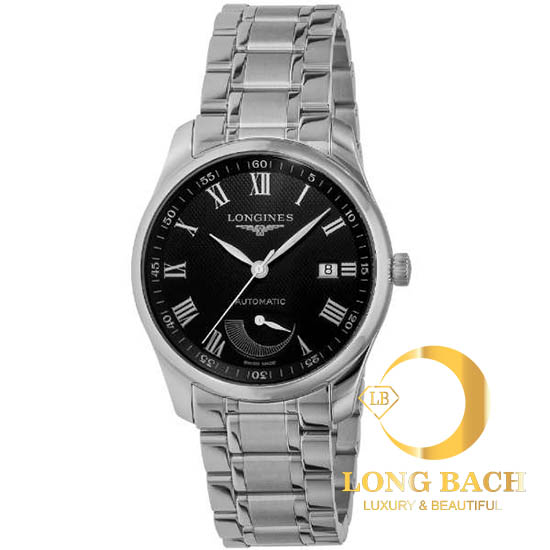 lbwm ĐỒNG HỒ NAM LONGINES L29084516 MÁY CƠ MẶT ĐEN CAO CẤP L2.908.4.51.6