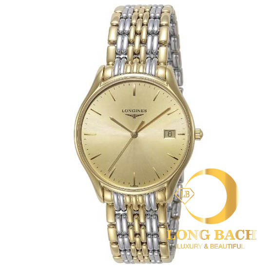 lbwm ĐỒNG HỒ NAM LONGINES L47592327 MẠ VÀNG MÁY PIN TRẺ TRUNG LỊCH LÃM L4.759.2.32.7