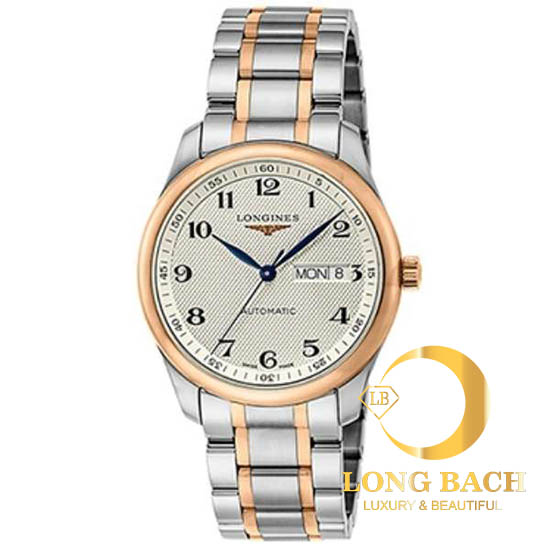 lbwm ĐỒNG HỒ NAM LONGINES L27555797 MÁY CƠ MẠ VÀNG HỒNG TRẺ TRUNG L2.755.5.79.7