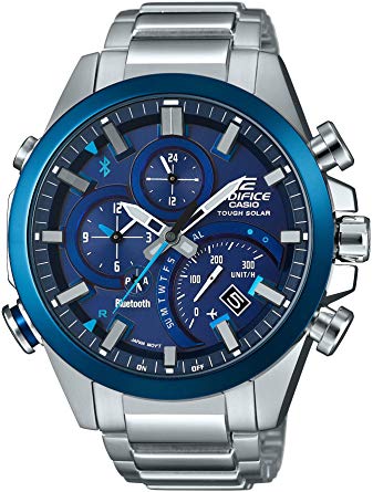 lbwm ĐỒNG HỒ NAM CASIO EDIFICE EQB-500DB-2AJF MÁY NĂNG LƯỢNG MẶT TRỜI DÂY KIM LOẠI