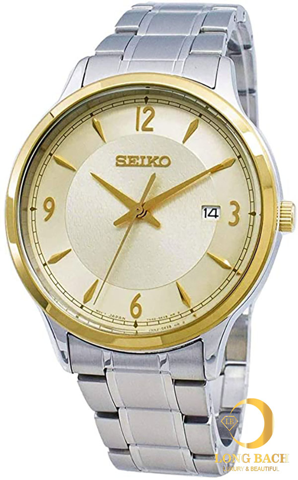 lbwm ĐỒNG HỒ NAM SEIKO SGEH92P1 MẠ VÀNG SANG TRỌNG