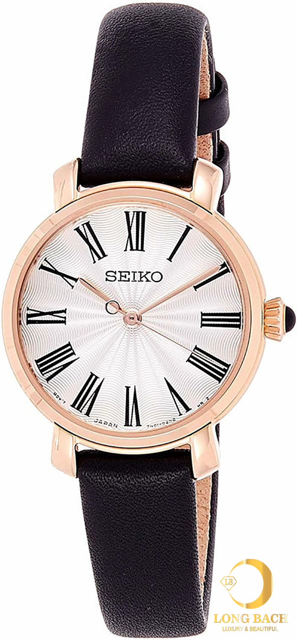 lbwm ĐỒNG HỒ NỮ SEIKO SRZ500P1 MÁY PIN DÂY DA