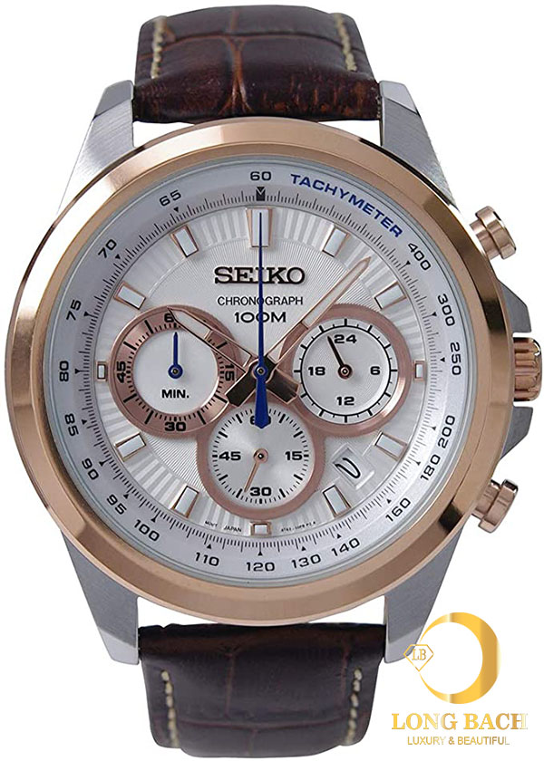 lbwm ĐỒNG HỒ NAM SEIKO SSB250P1 QUARTZ CHRONOGRAPH TACHYMETER