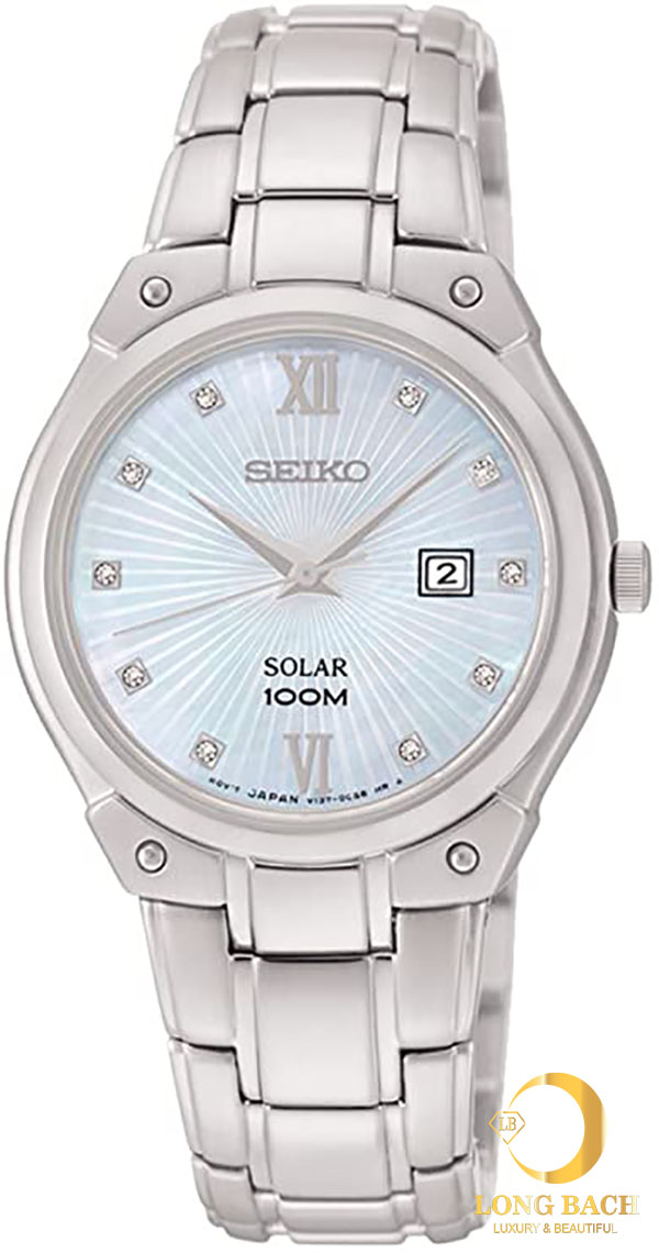 lbwm ĐỒNG HỒ NỮ SEIKO SUT213P1 SOLAR CLASSIQUE DIAMOND