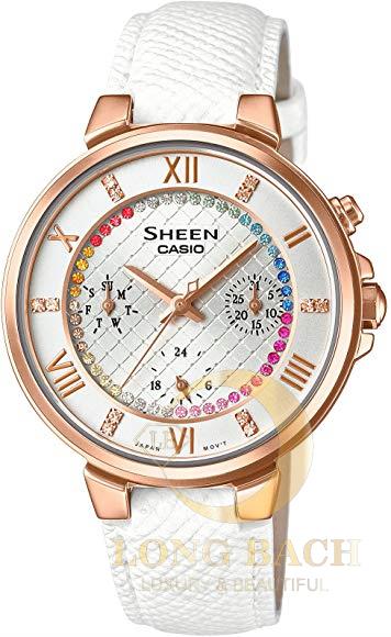 lbwm ĐỒNG HỒ NỮ CASIO SHEEN QUARTZ SHE-3041GLJ-7A NỮ TÍNH HIỆN ĐẠI