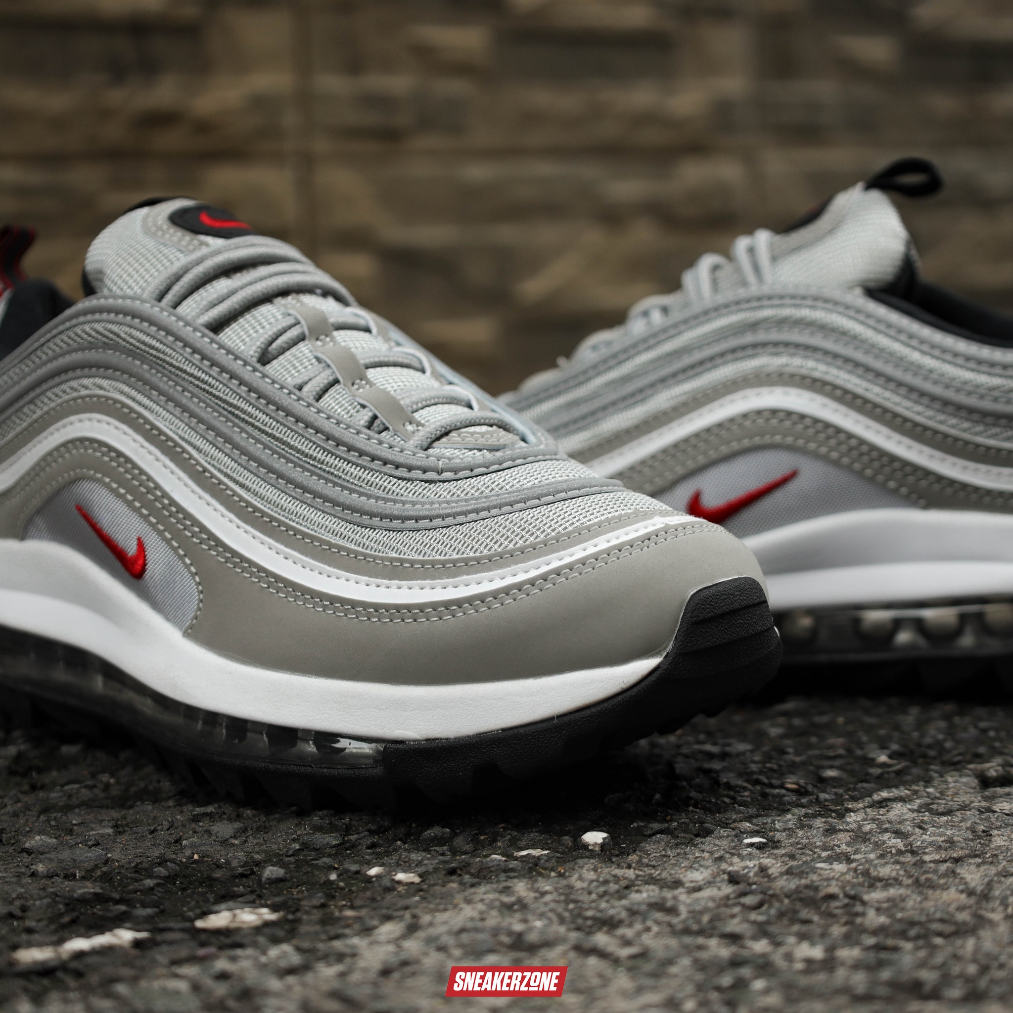 Silver Bullet Air Max 97 White Golf 97 Golf Nike Air Max 97 G NRG Men's Golf Sneakers Corduroy Green