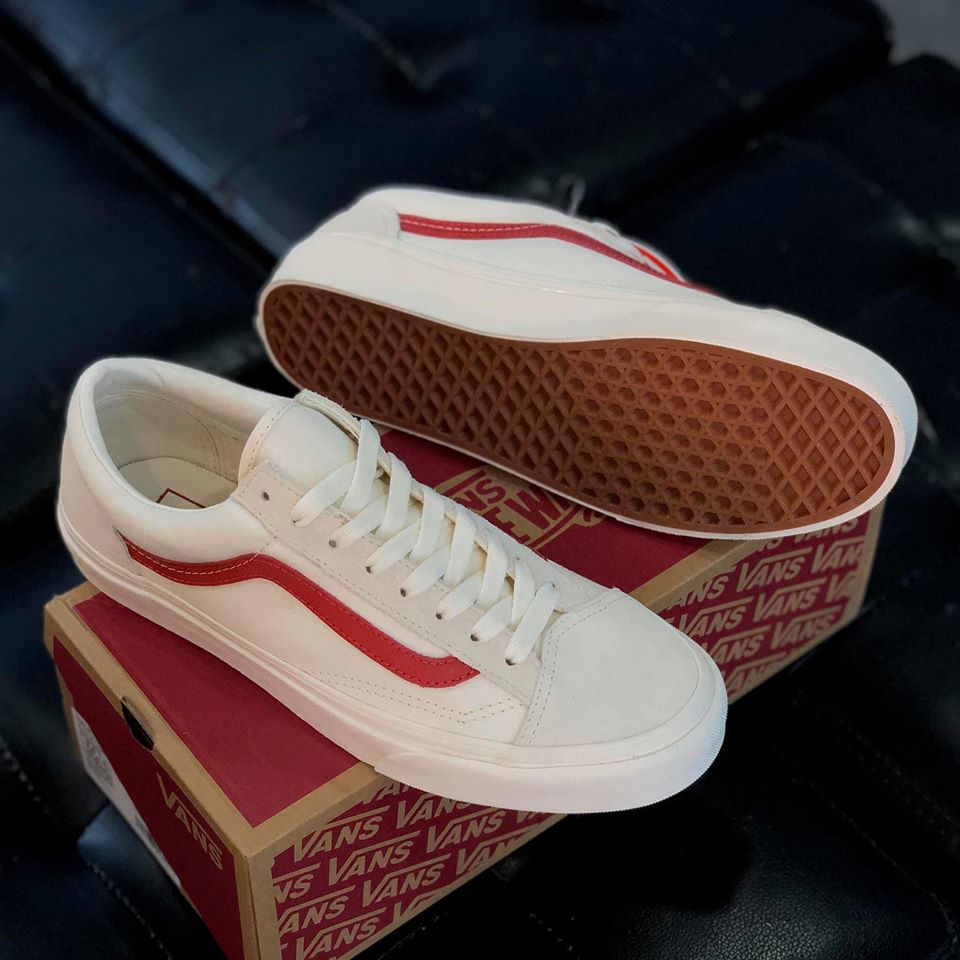 VANS STYLE 36 'MARSHMALLOW RACING RED' - VN0A3DZ3OXS Sneakerzone.vn Vans Style 36 'Marshmallow Racing Red' - Vn0A3Dz3Oxs Sneakerzone.Vn