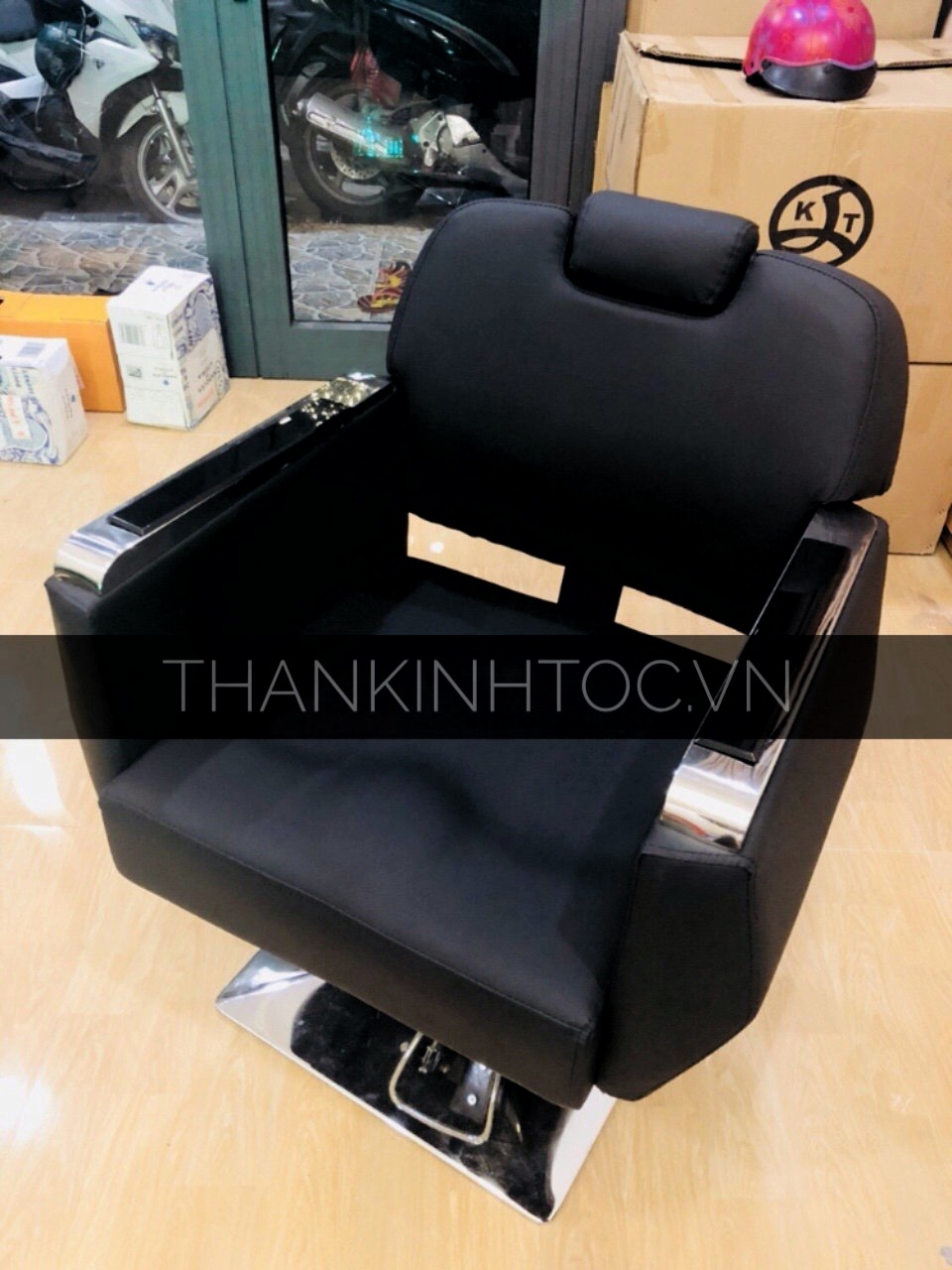 Ghế cắt tóc siêu bền Barber BX1  Barber One  Chân nặng  DealSaigoncom