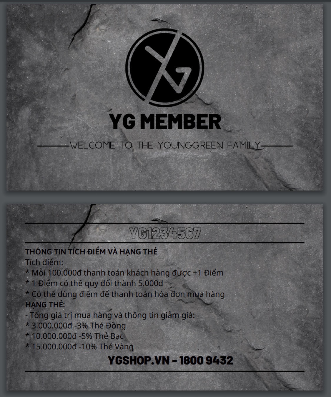 Thẻ member card