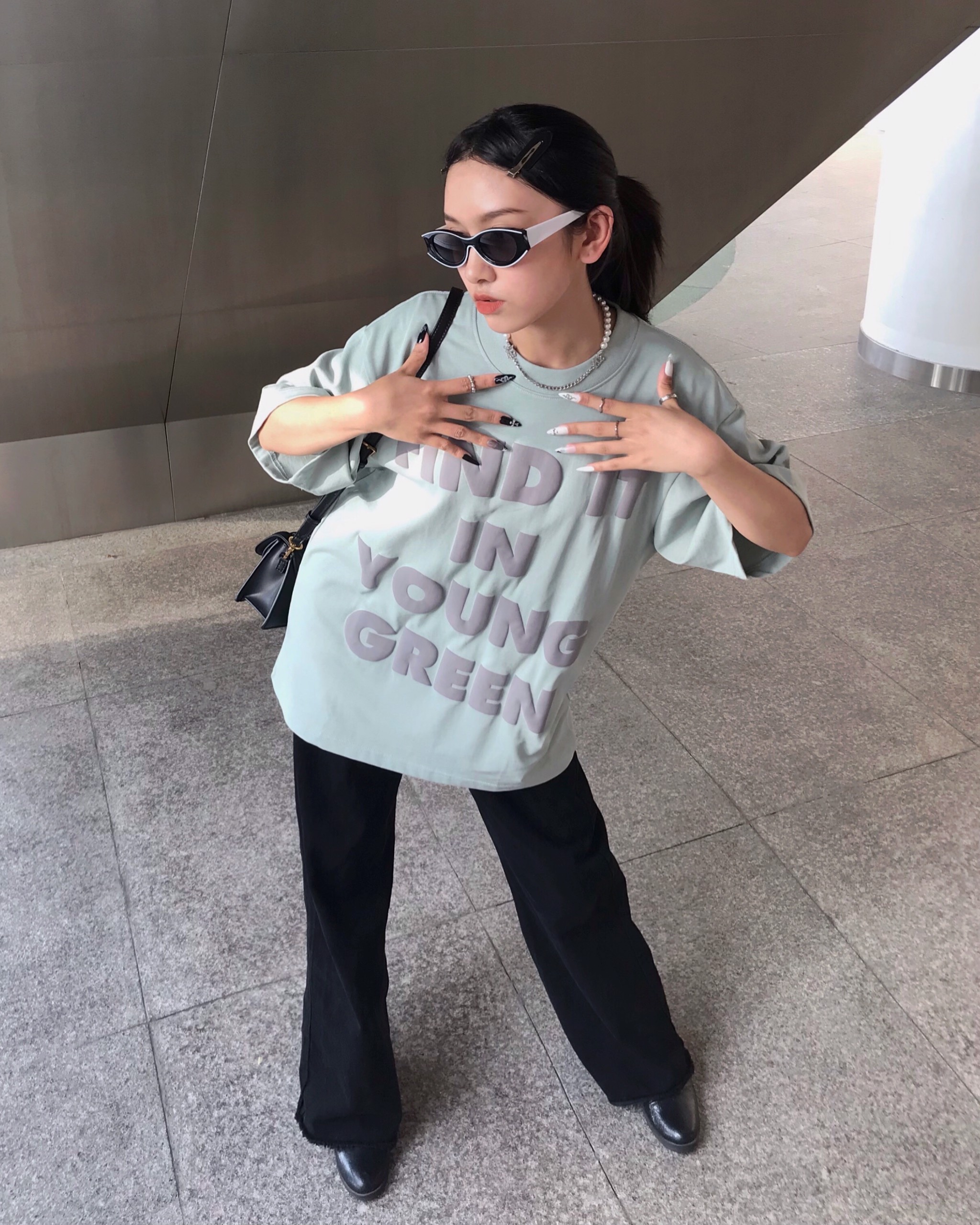 FIND IT IN YOUNG GREEN T-SHIRT