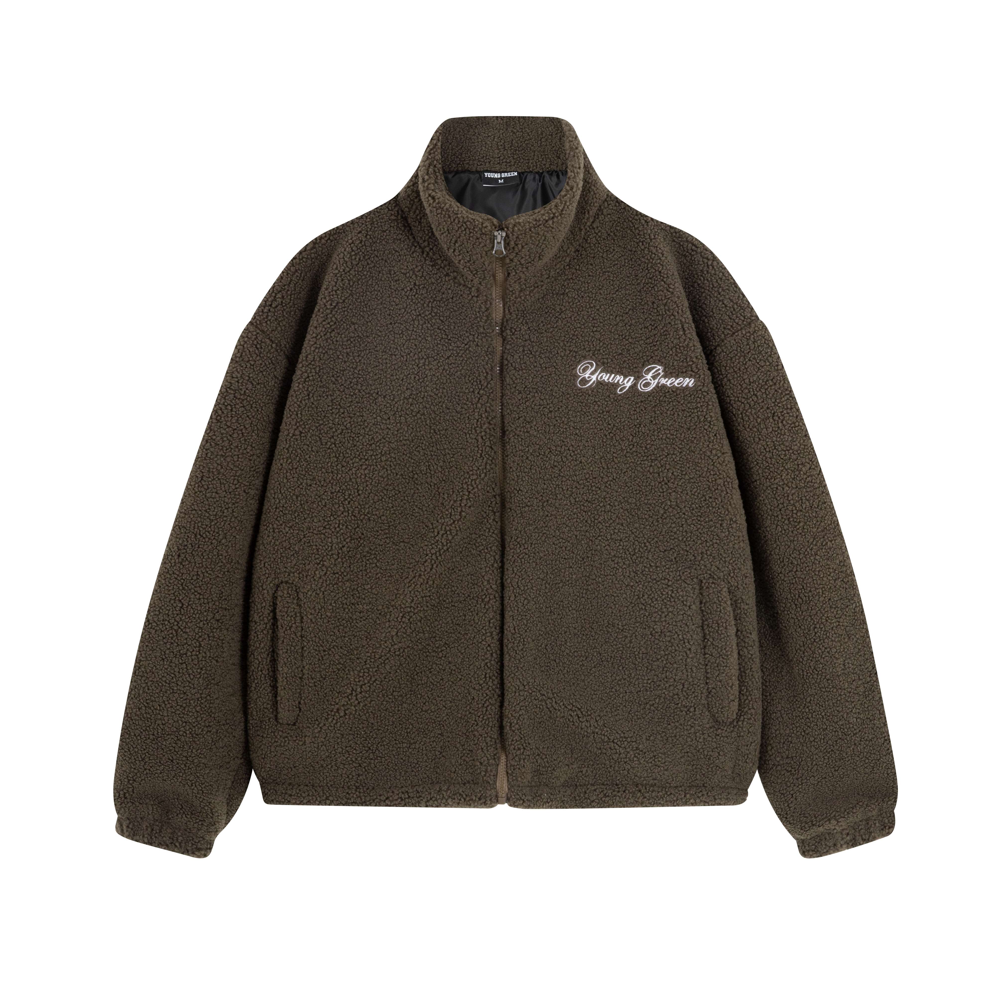 YOUNG GREEN FLEECE JACKET