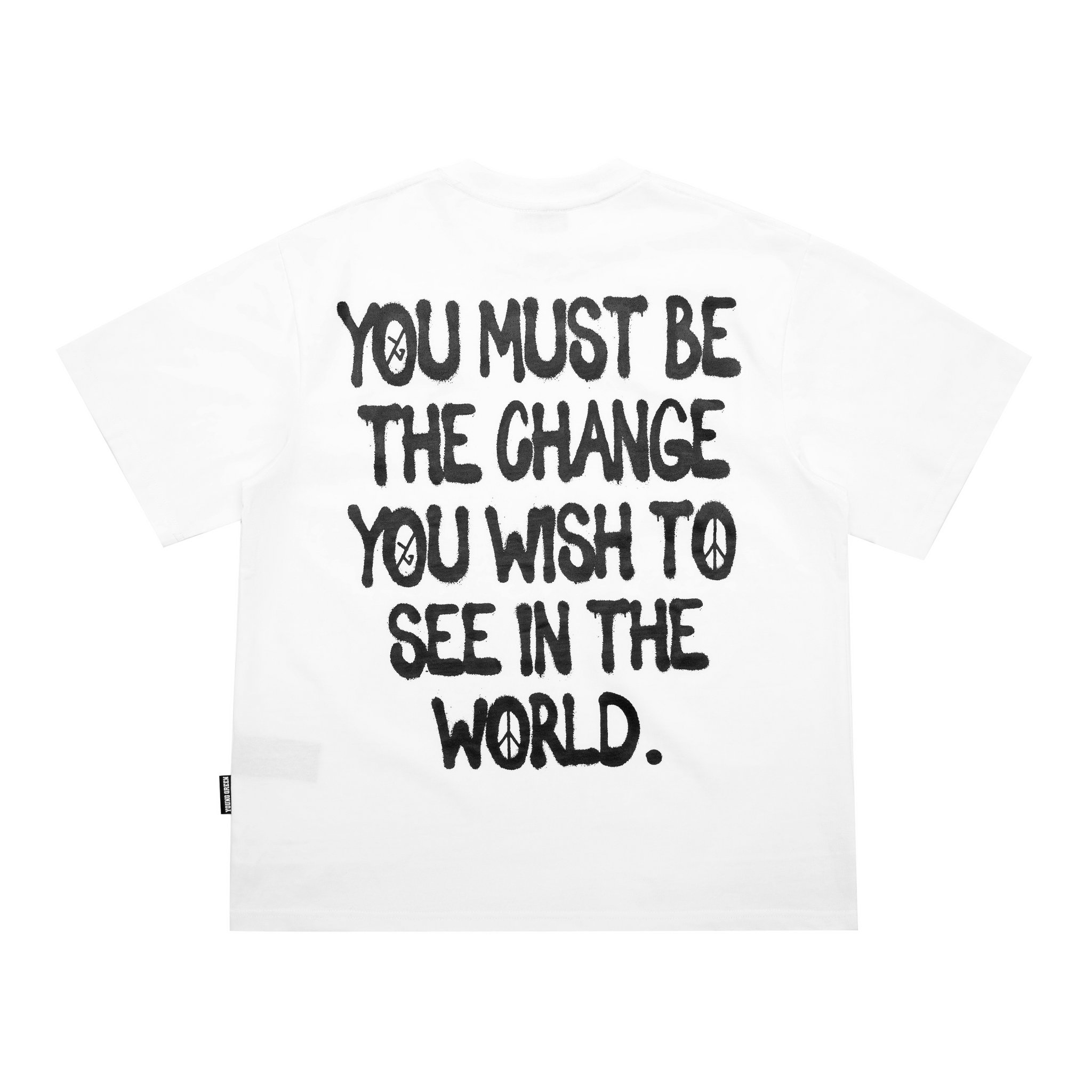 SPRAY PAINT TSHIRT Young Green by YG SHOP