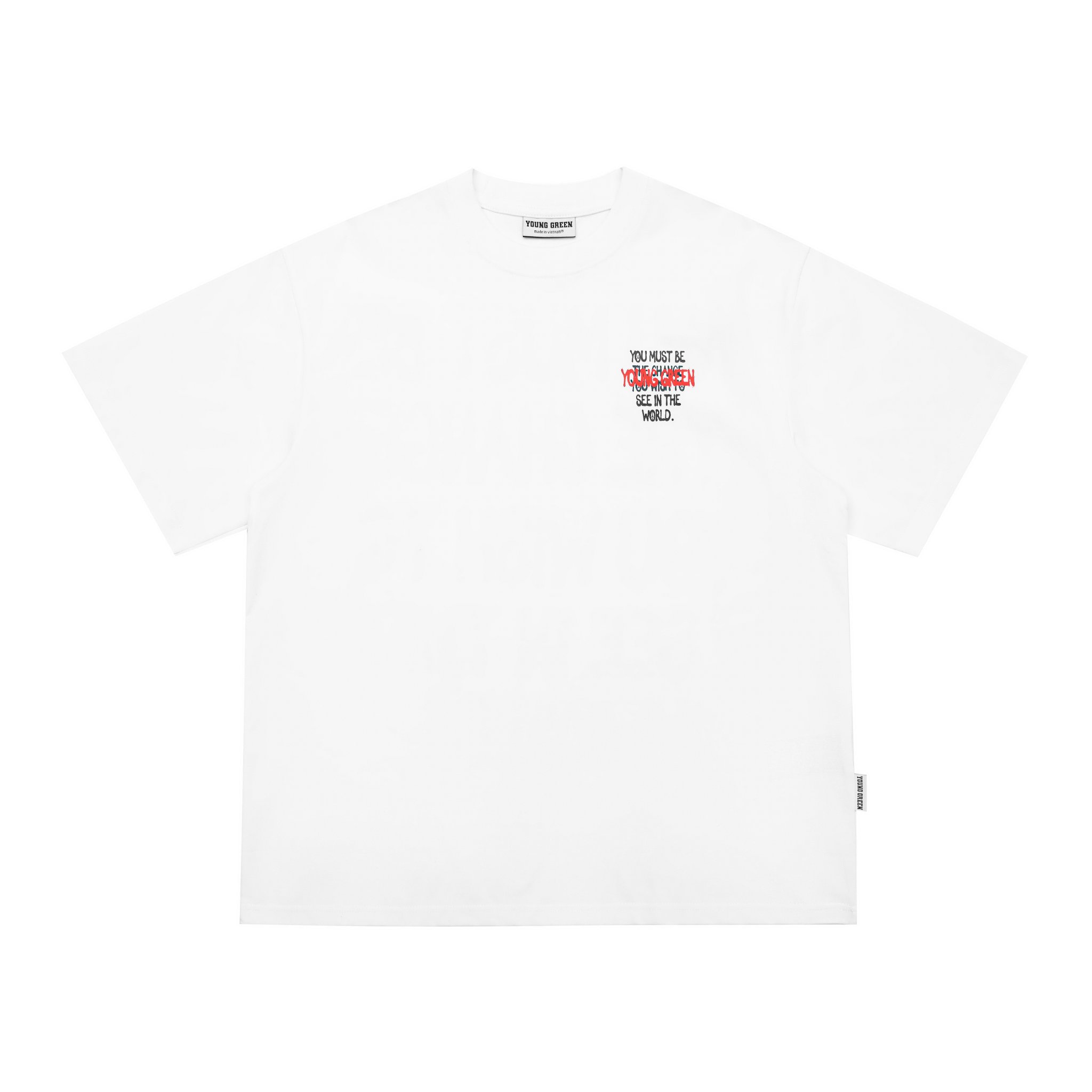 SPRAY PAINT TSHIRT Young Green by YG SHOP