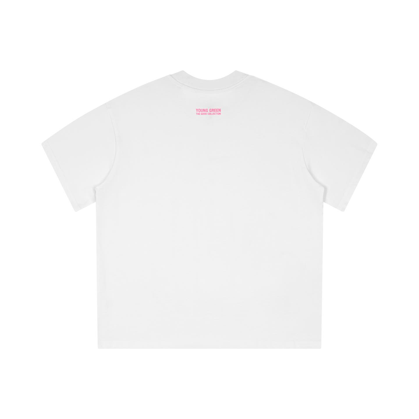 WHITE YOUNG GREEN T-SHIRT