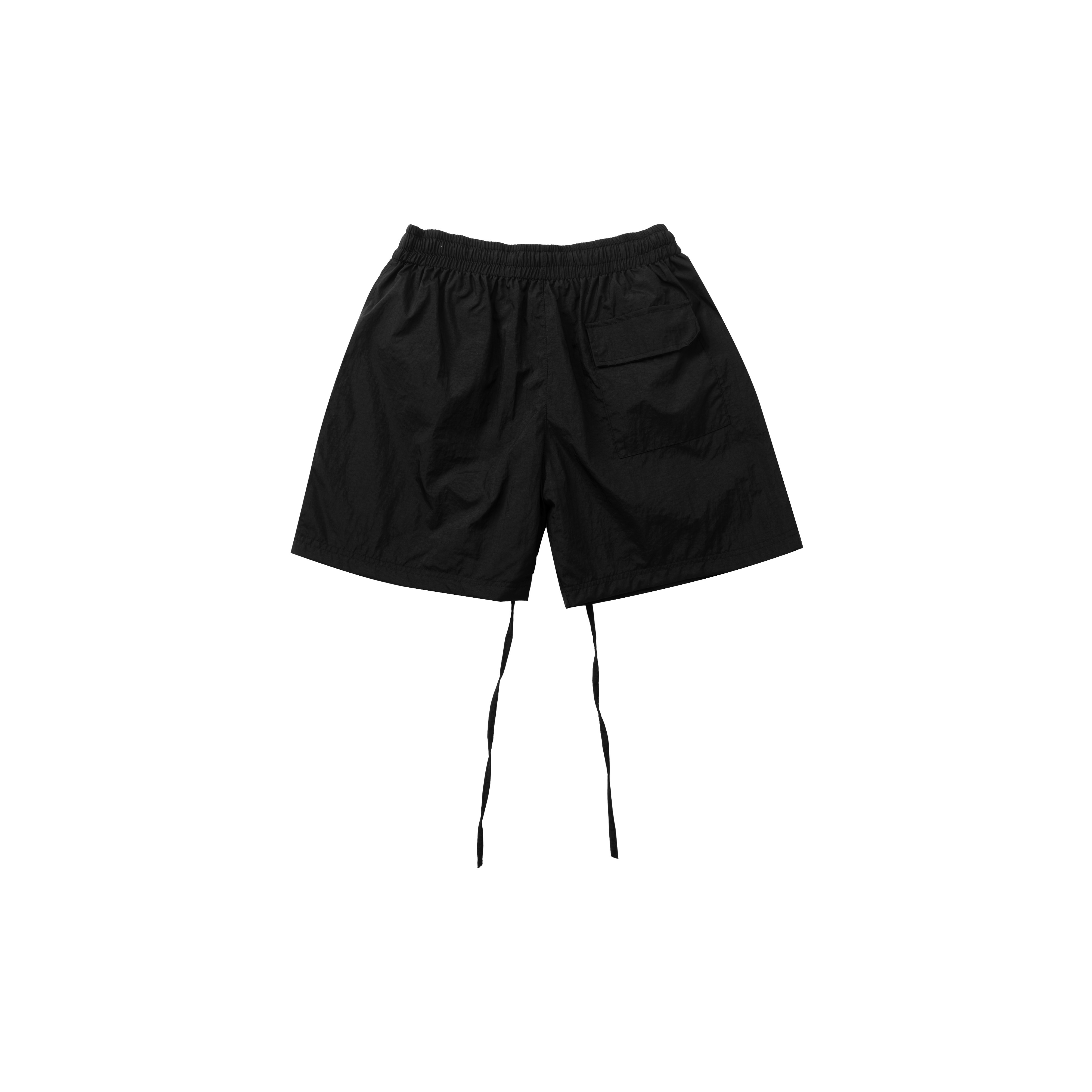 BLACK SHORTS PARACHUTE FABRIC