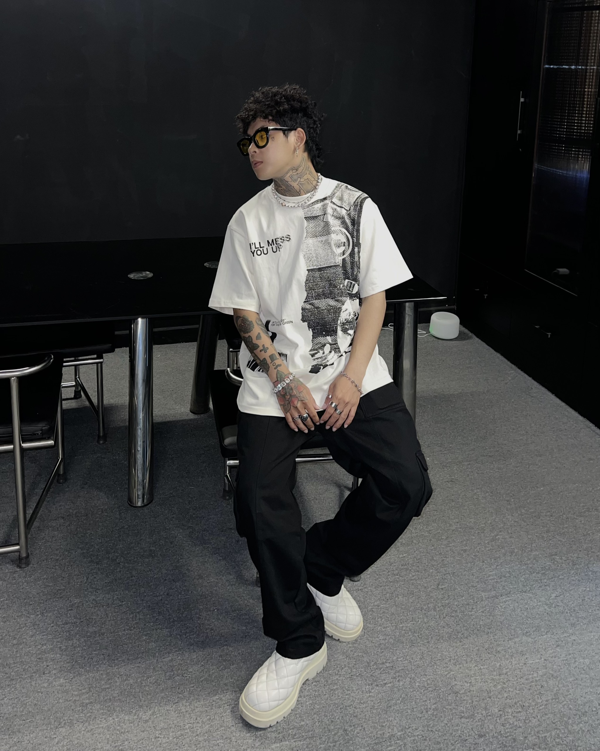 I'LL MESS YOU UP T-SHIRT