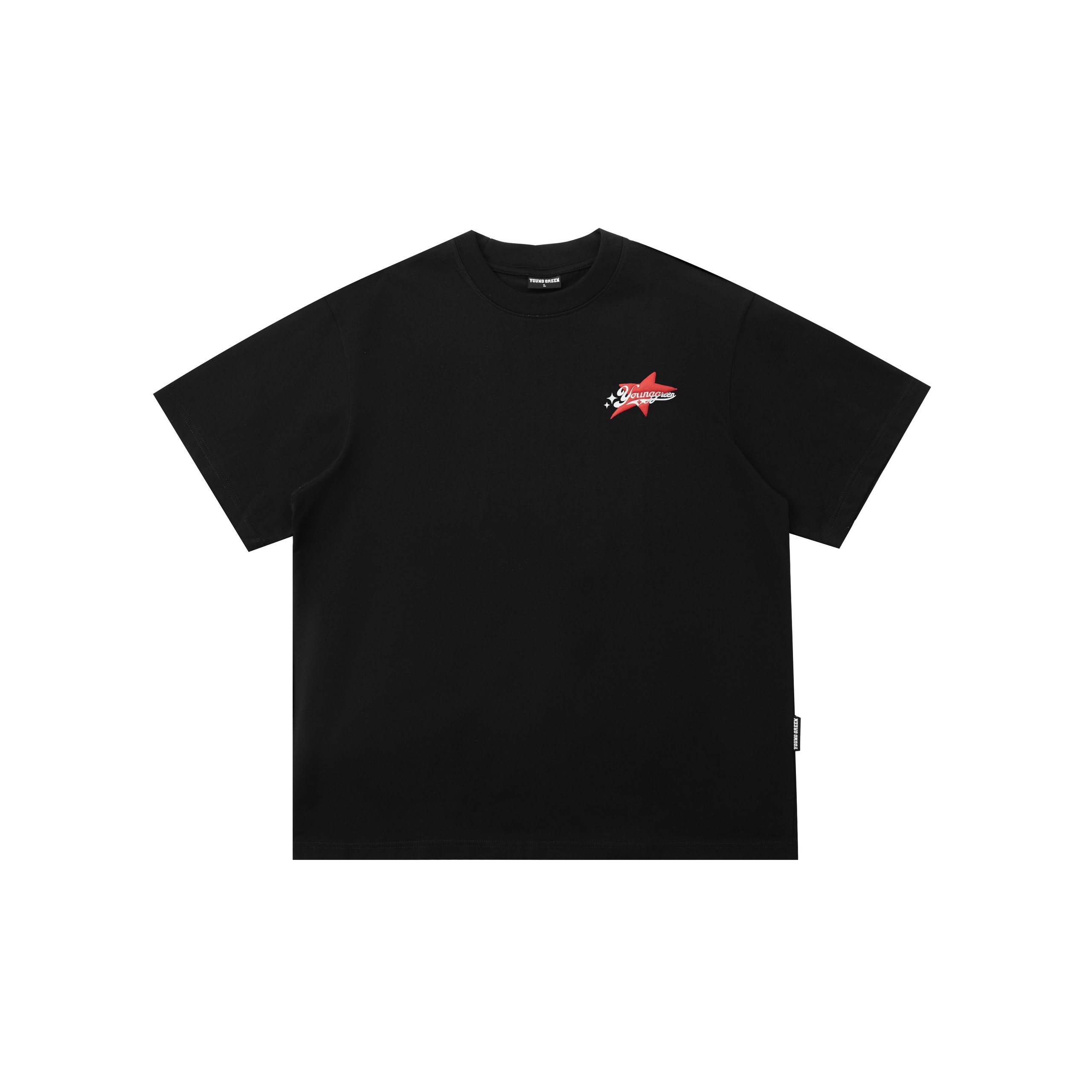 YOUNG GREEN STAR T-SHIRT