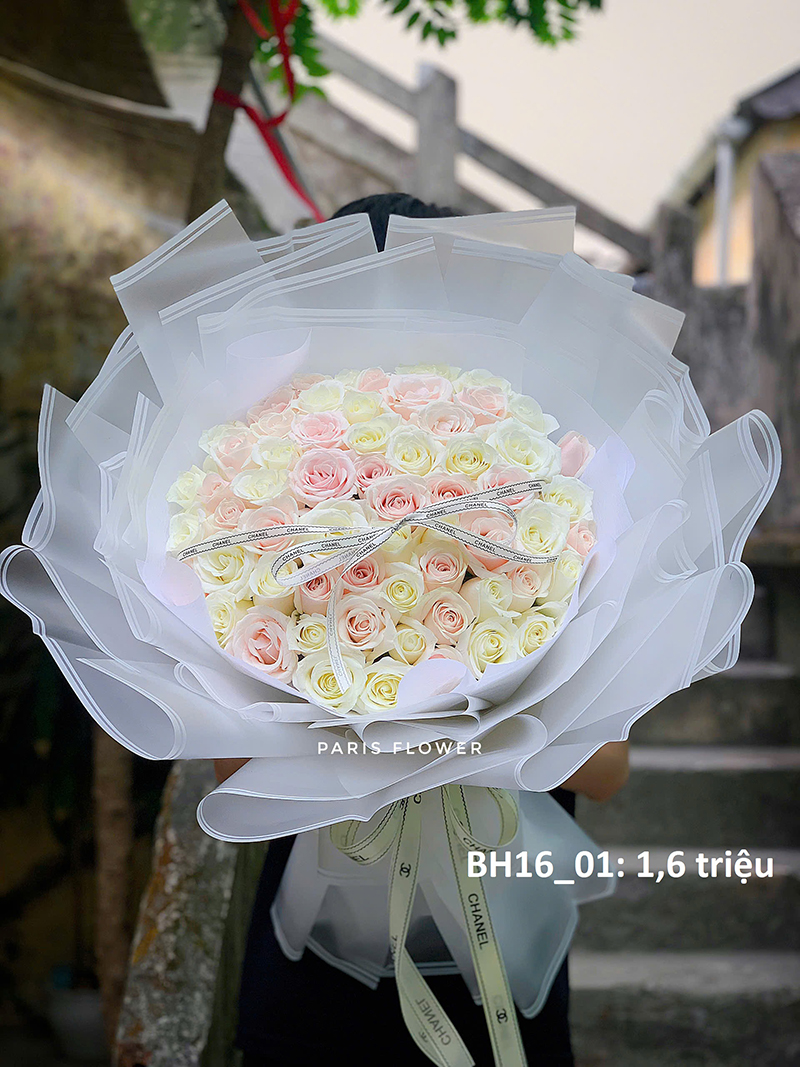 Pink & White roses