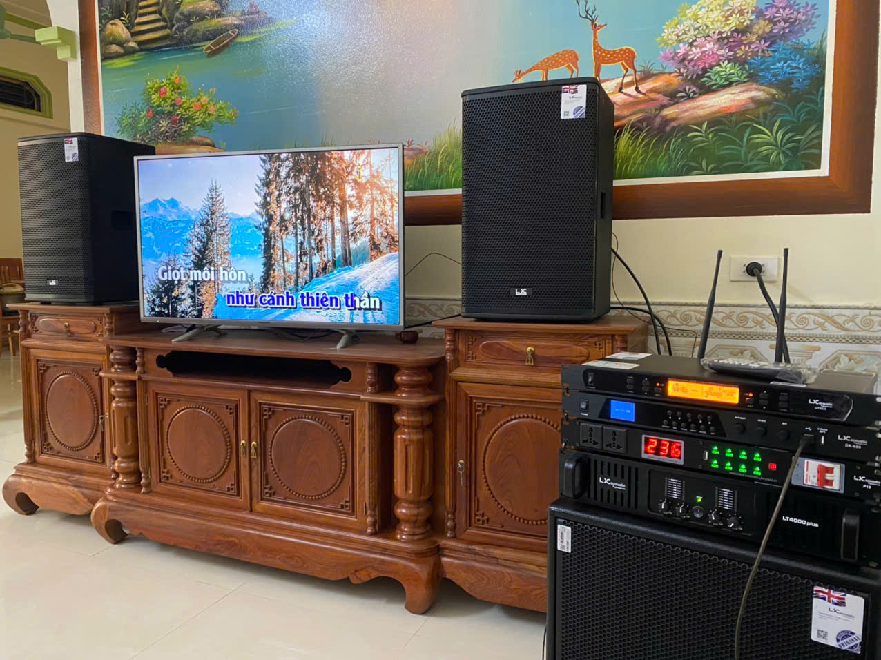 Dàn Karaoke Đồng Bộ Lx acoustic chỉ 30tr600, Lắp Đặt tại Phúc Thọ_ Hà Nội