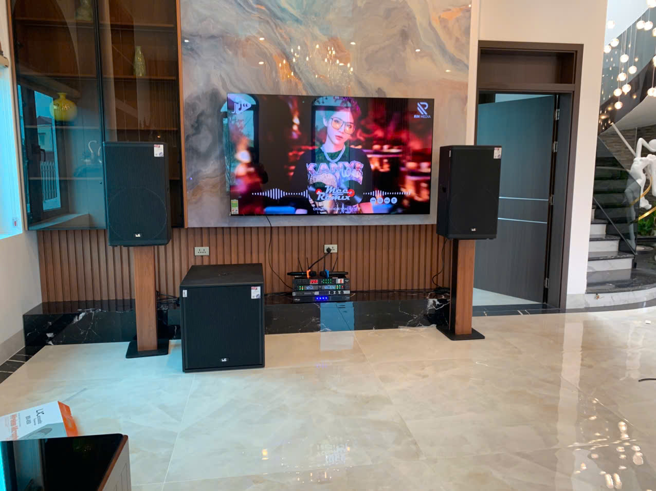 Lắp Đặt Bộ Dàn Karaoke 46 triệu tại Hải Dương, Đồng Bộ Lx acoustic