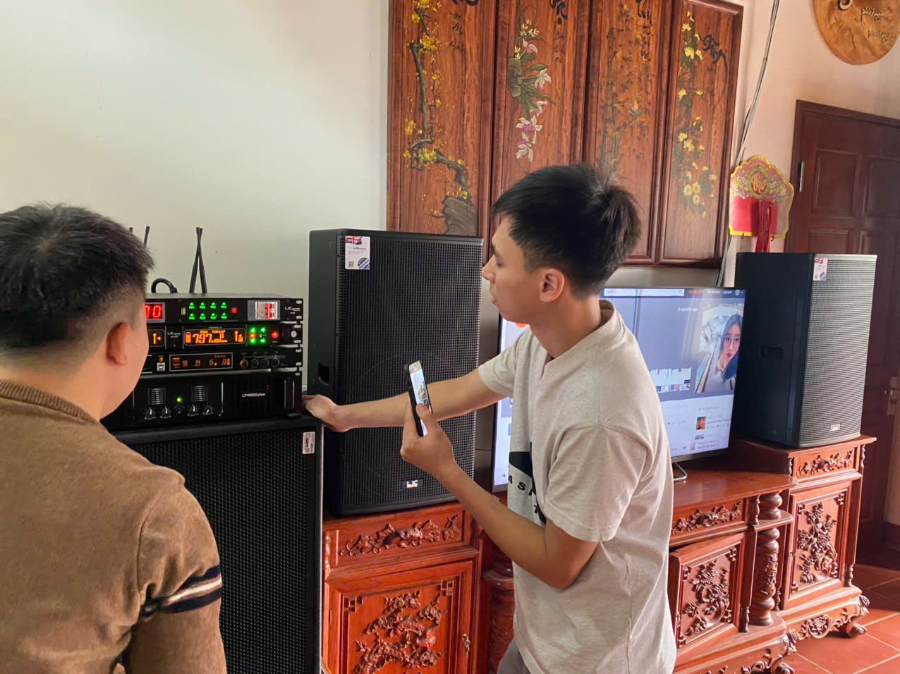Lắp Đặt Tại Chương Mỹ _Hà Nội Bộ Dàn Karaoke 41 triệu đồng bộ Lx acoustic