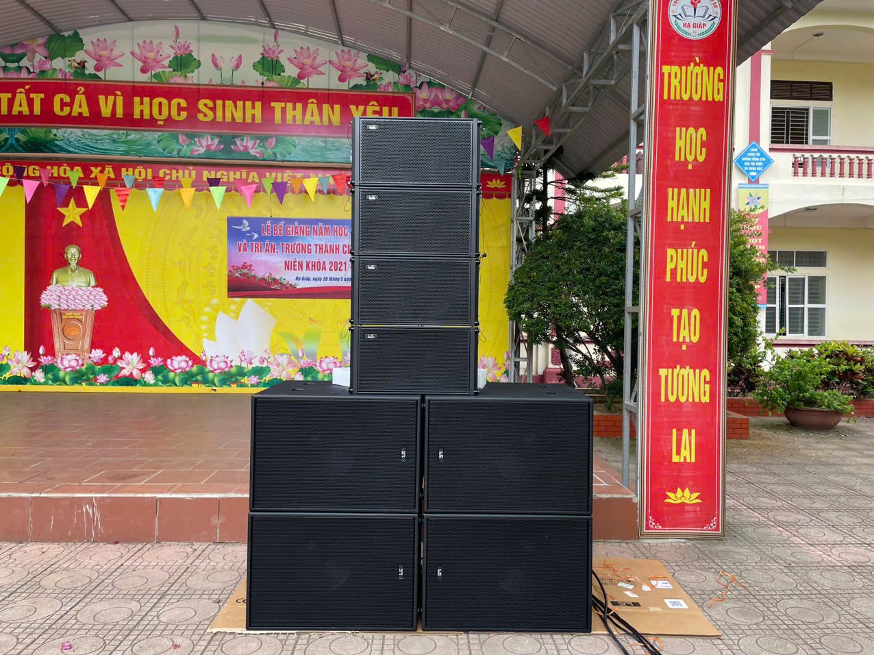 Demo Dàn Âm Thanh Đám Cưới 106 triệu (4 Full - 4 Sub) Demo Dàn Âm Thanh Đám Cưới 106 triệu (4 Full - 4 Sub)