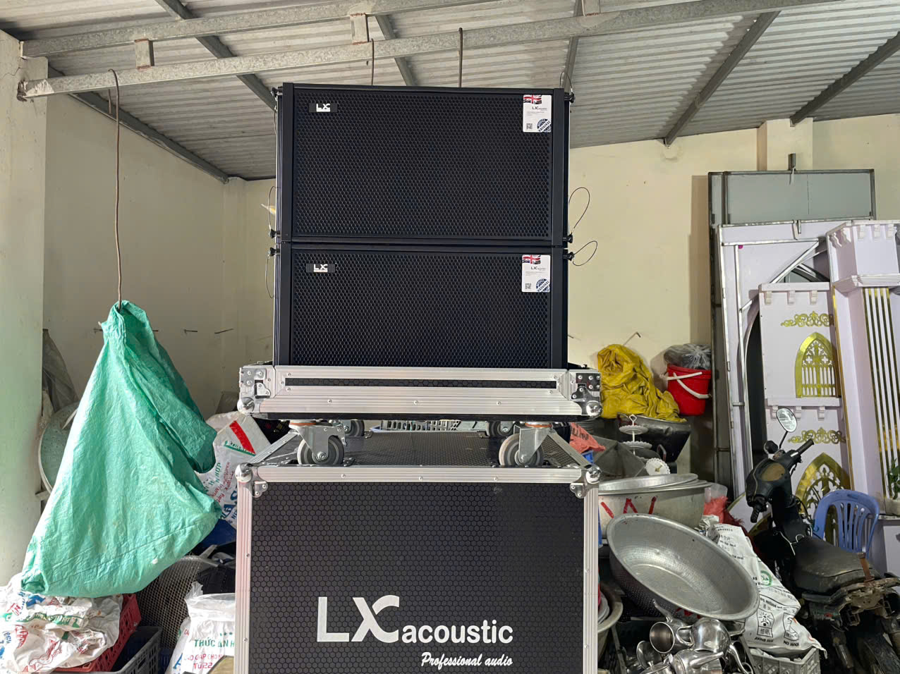 Bàn Giao _ Nâng Cấp Line Array Lx acoustic DE112 Tại Hưng Yên