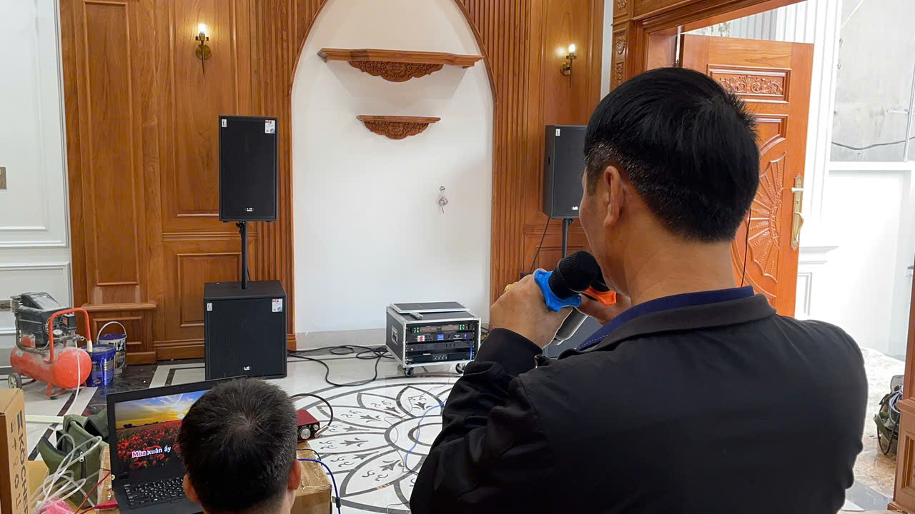 Lắp Đặt Dàn Karaoke Cao Cấp 81 triệu Tại Thanh Oai, Đồng Bộ Lx acoustic
