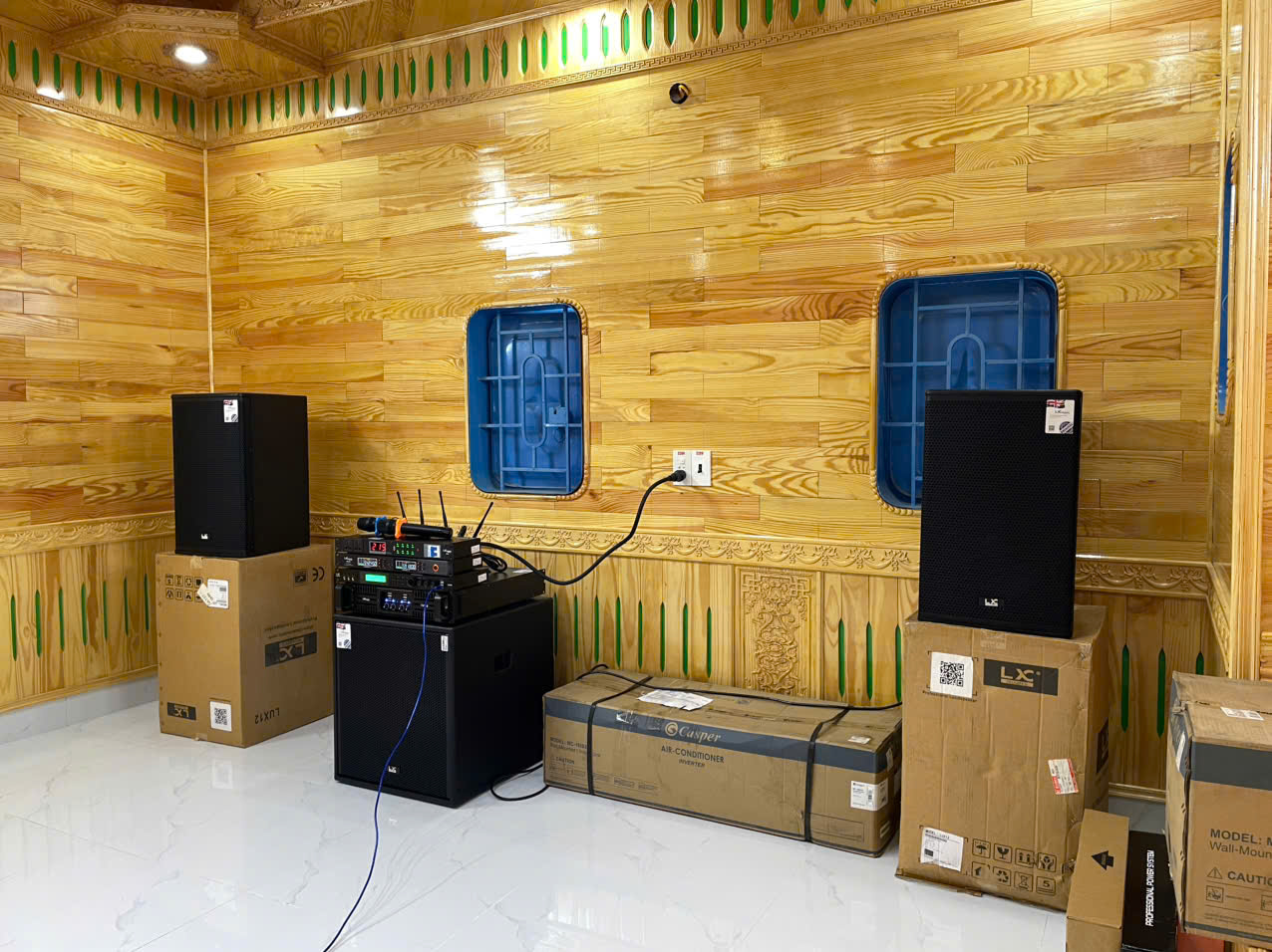 Lắp Đặt Trên Thuyền - Dàn Karaoke Đồng Bộ Lx acoustic Chỉ 35tr100 tại Ninh Bình