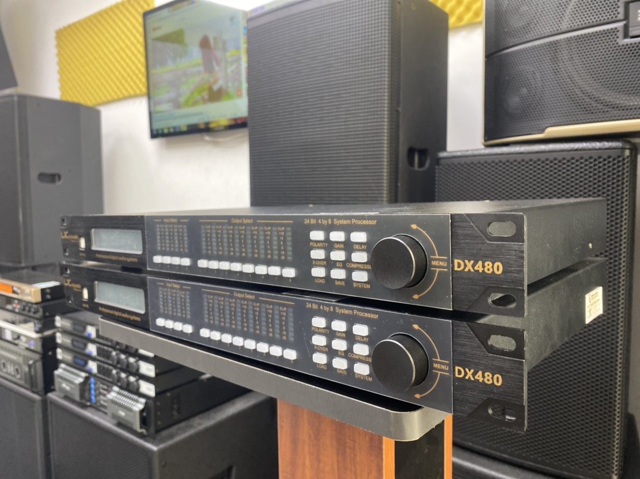 Crossover Số LX acoustic DX480 ( Chính Hãng ) 4 IN 8 OUT