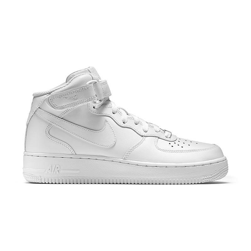 white mid air force 1