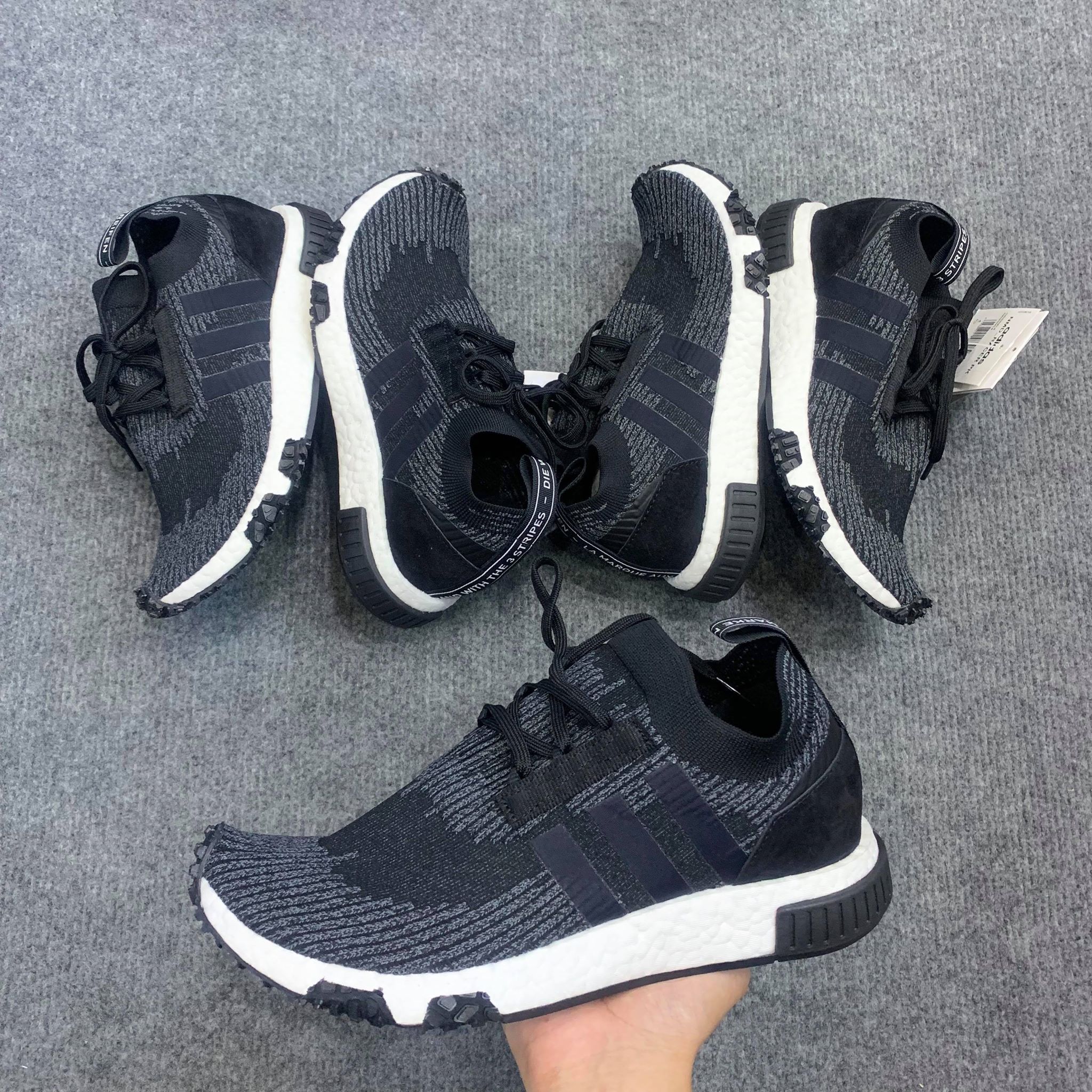 Adidas Boost Adidas Nmd Japan Triple Black Zalando R1 Stlt Primeknit Adidas Nmd_r1 Pk Black Grey Adidas Shoes Nmd R1