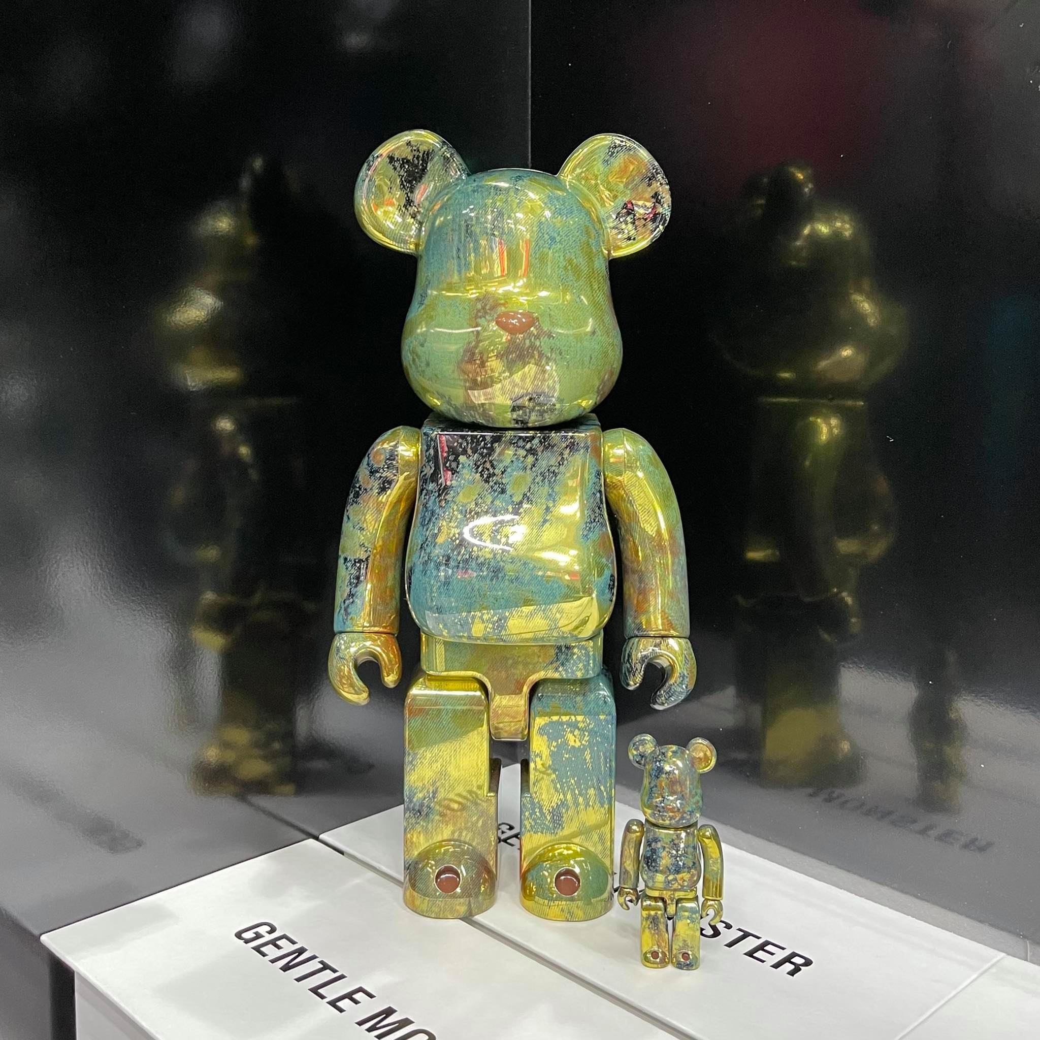 その他 MEDICOM TOY - BE@RBRICK PUSHEAD #5 GOLD 100%&amp;400% BE@RBRICK SERIES 50