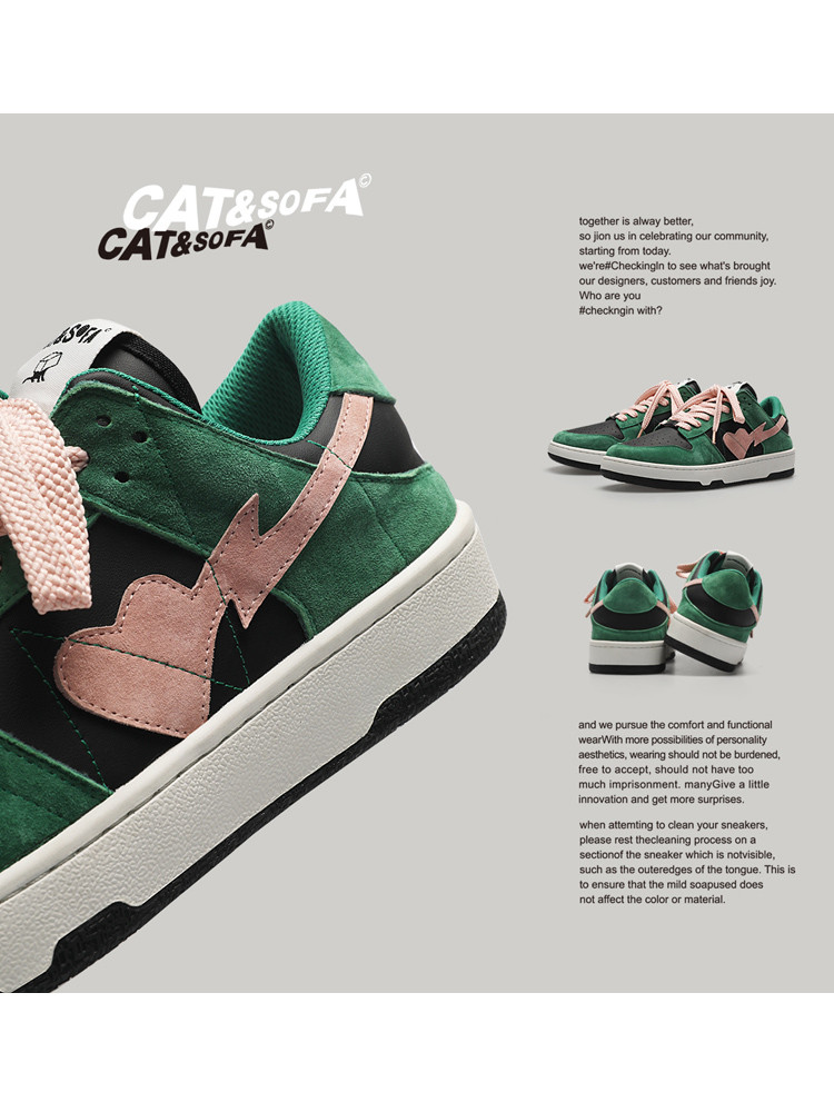 Giày thể thao Cat&Sofa Love Pink AC178 Uspox Siêu thị giày thể thao