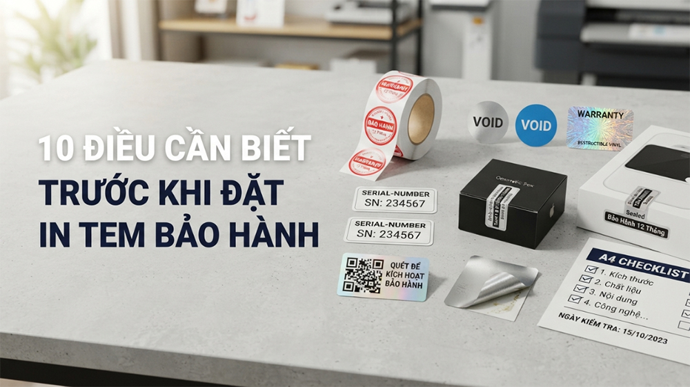 10 Điều Cần Biết Trước Khi Đặt In Tem Bảo Hành