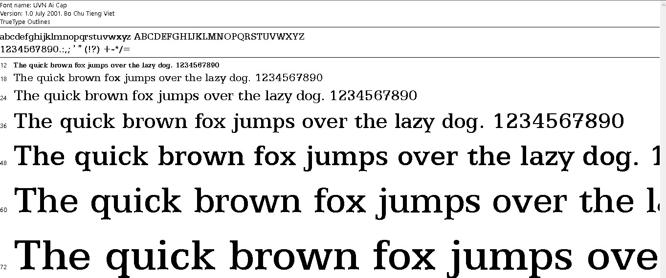 Link Tải Miễn Phí Bộ Font UVN FULL - 214 Font mới nhất 2025