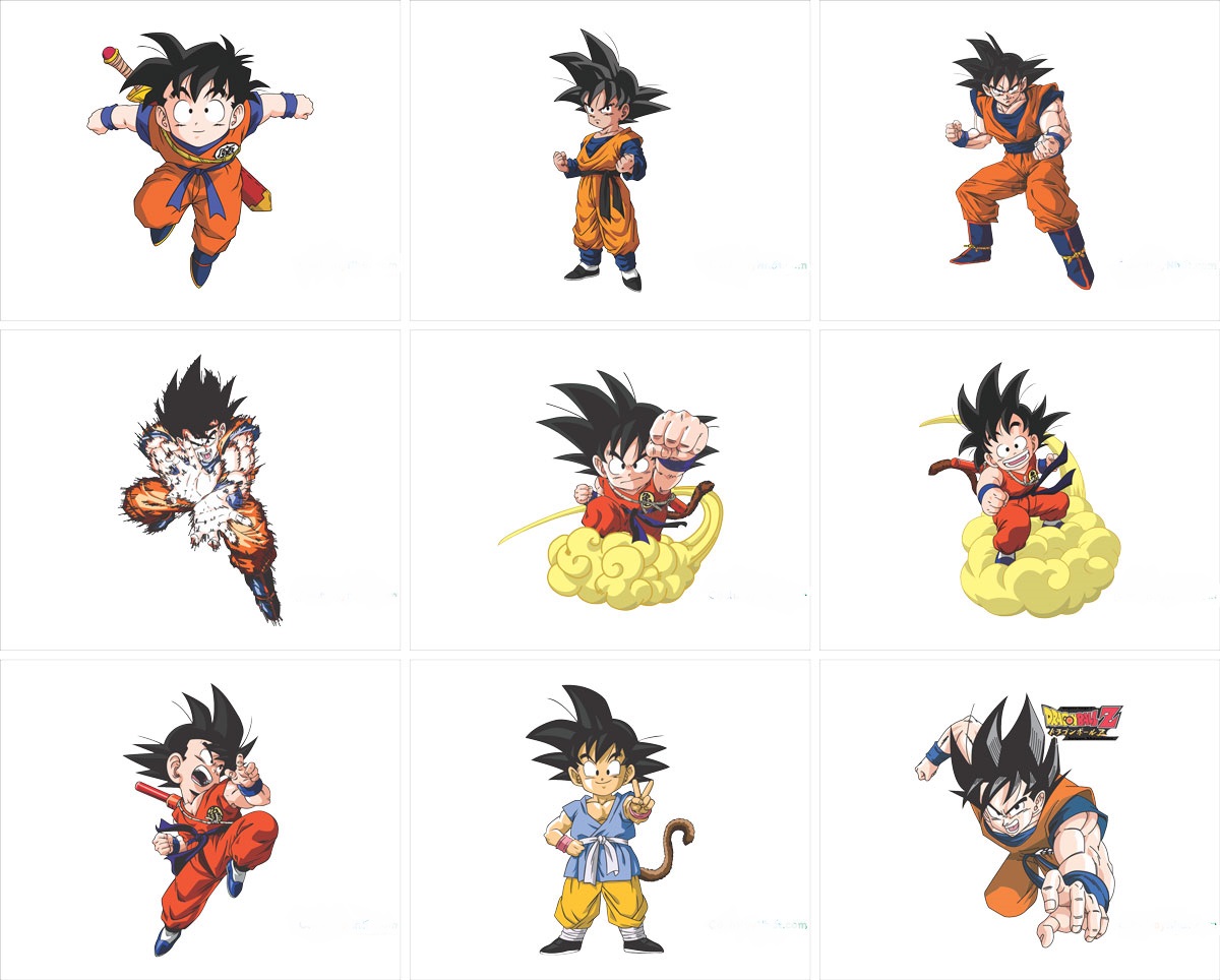 Bộ Vector Corel PNG Dragon Ball - 7 Viên Ngọc Rồng Miễn Phí Đẹp Nhất