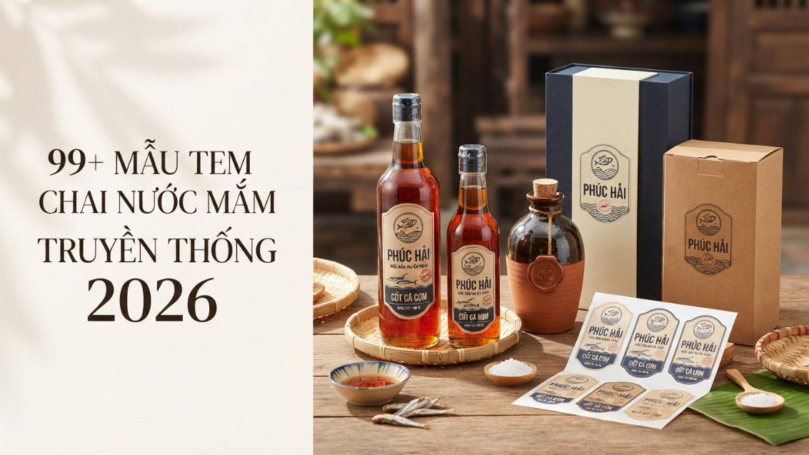 99+ Mẫu Tem Chai Nước Mắm Truyền Thống 2026