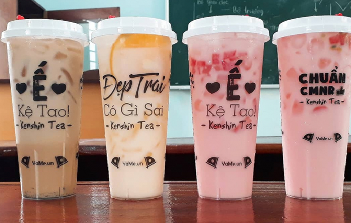 Top 10 tem logo dán cốc trà sữa, cafe độc đáo thu hút giới trẻ