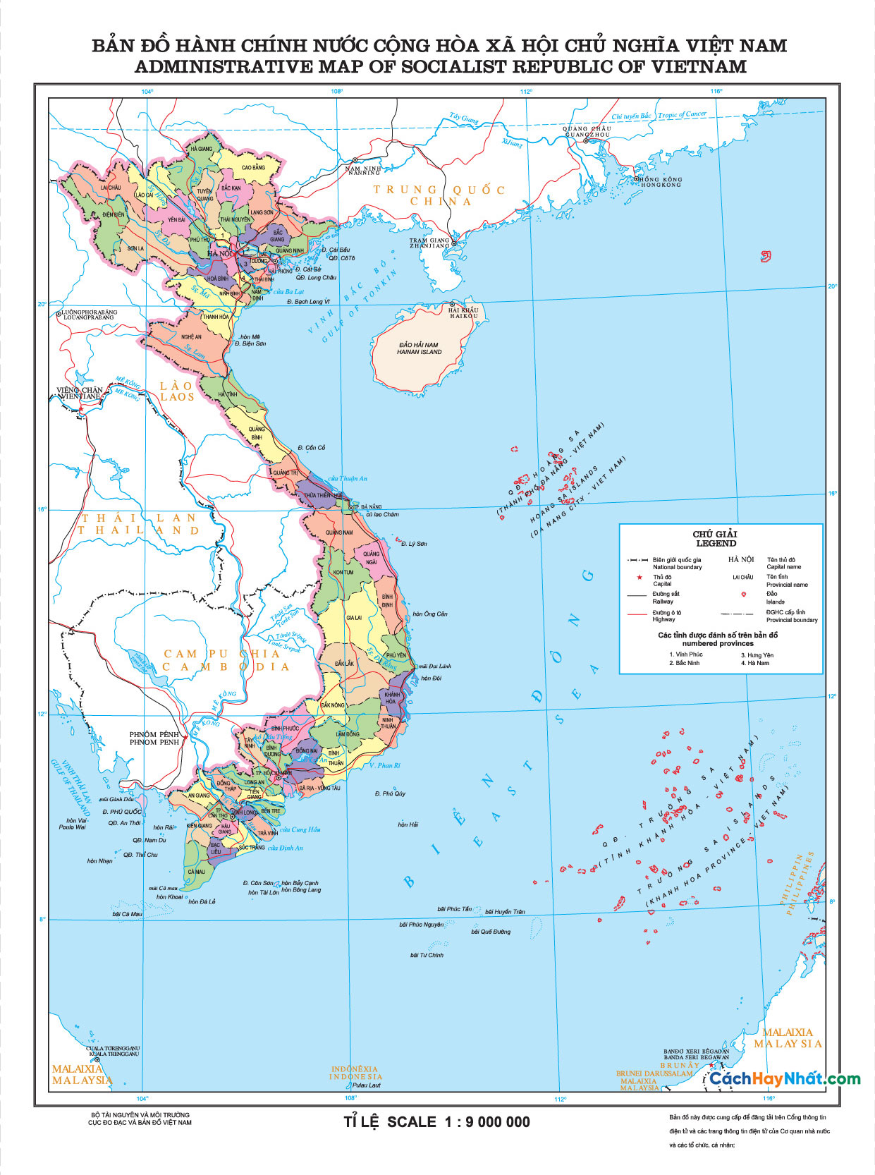 Link dowload file bản đồ Việt Nam Vector PDF siêu rõ nét