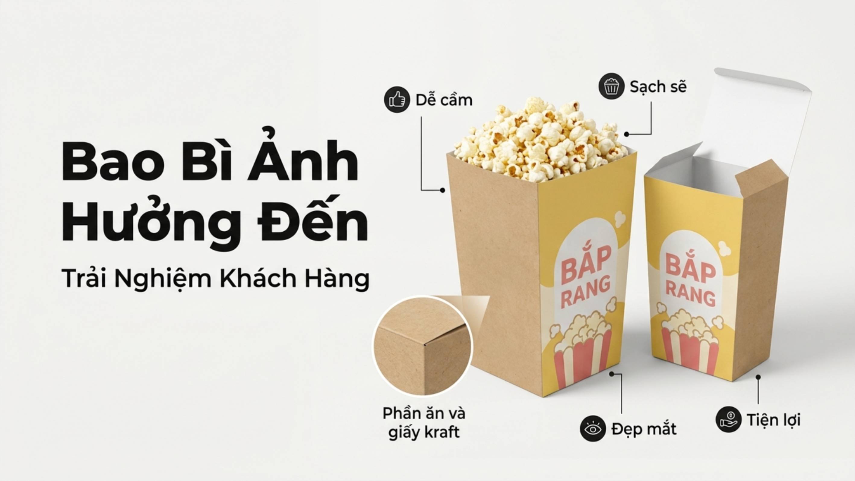 Hộp Giấy Đựng Bắp Rang Bơ Có Quan Trọng Với Thương Hiệu Không?