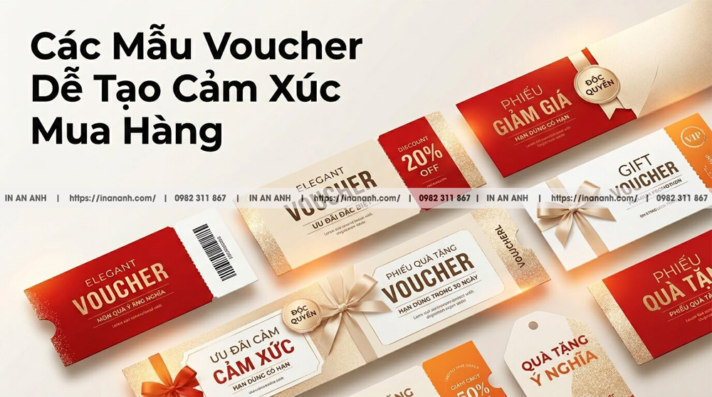 Các Mẫu Voucher Dễ Tạo Cảm Xúc Mua Hàng