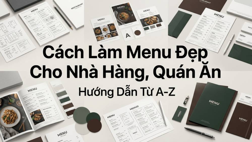 Cách Làm Menu Đẹp Cho Nhà Hàng, Quán Ăn - Hướng Dẫn Từ A-Z