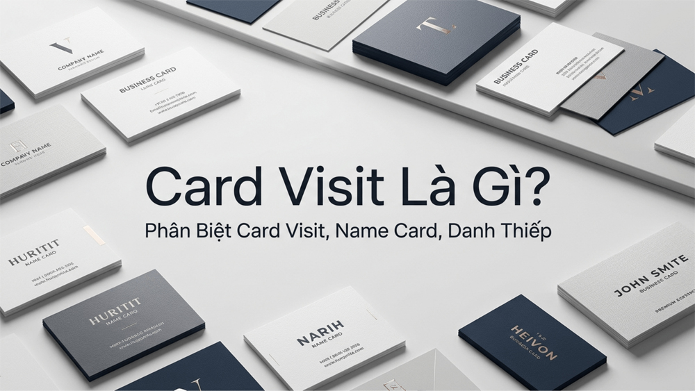 Card Visit Là Gì? Phân Biệt Card Visit, Name Card, Danh Thiếp