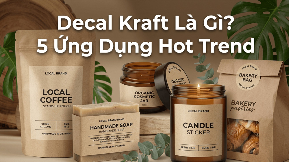 Decal Kraft Là Gì? 5 Ứng Dụng Hot Trend
