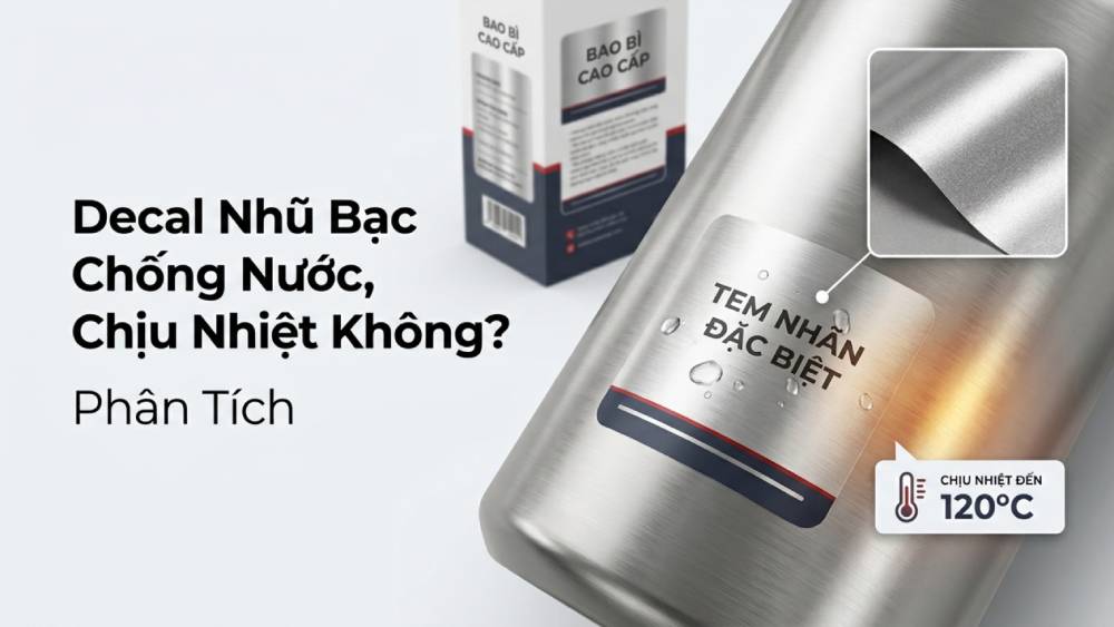 Decal Nhũ Bạc Chống Nước, Chịu Nhiệt Không? Phân Tích