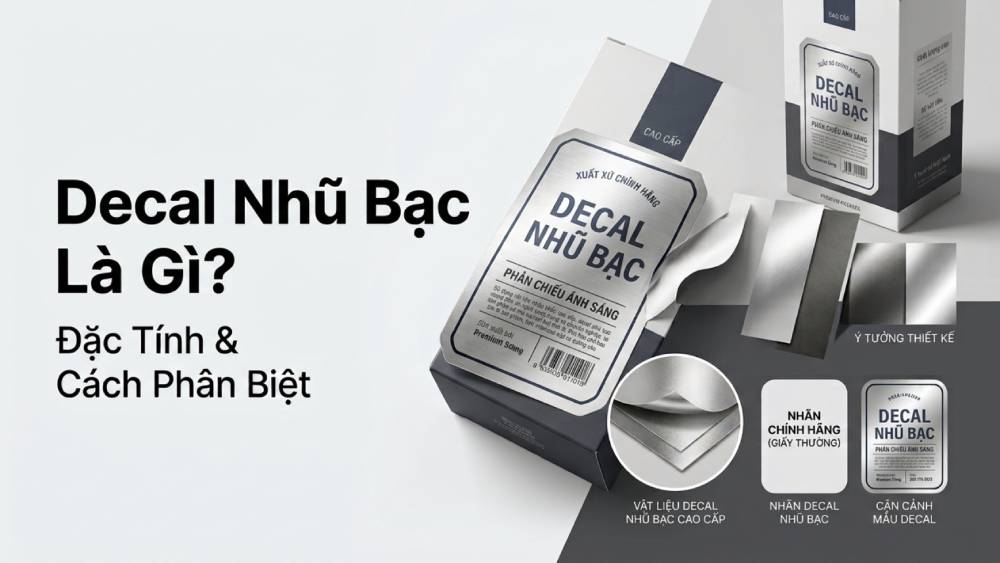 Decal Nhũ Bạc Là Gì? Đặc Tính & Cách Phân Biệt