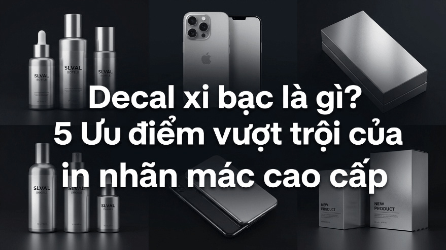 Decal Xi Bạc Là Gì? 5 Ưu Điểm Đột Phá In Tem Cao Cấp