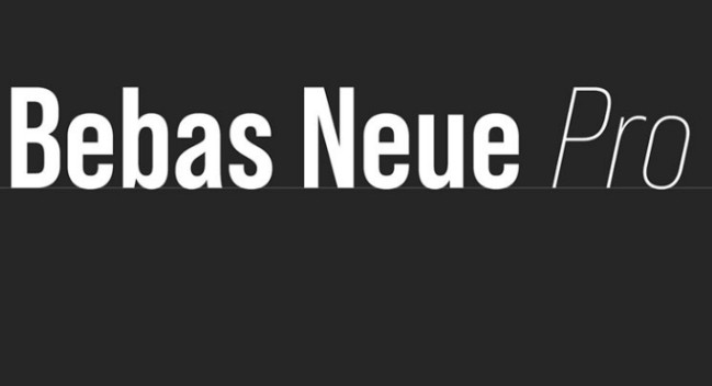 Link Dowload Free Font Bebas Neue Pro Family Tuyệt Đẹp