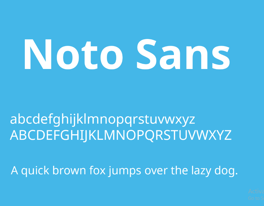 Link Download FREE Trọn Bộ Font Noto Sans Mới Nhất 2025